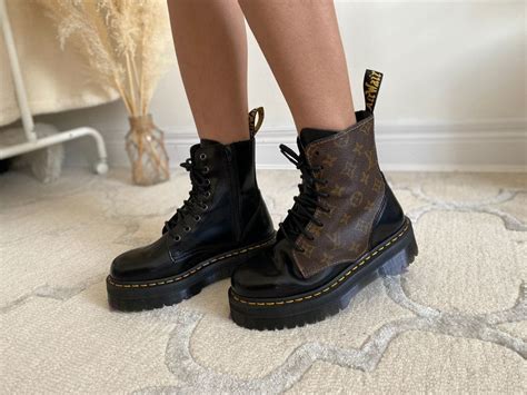 dr martens x louis vuitton boots|Check Out My Customized Louis Vuitton Doc Martens!.